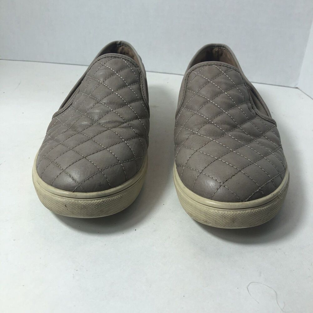 Steve Madden Shoes Womens Size 10 B Ecentrcq Brown Taupe Quilted‎ Slip On D3 - Picture 5 of 11